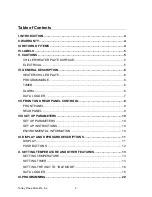 Preview for 2 page of TORREY PINES SCIENTIFIC EchoTherm IC25 Operating Manual