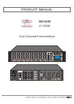 Preview for 1 page of TorTech MZ-4120 Product Manual