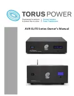 Torus Power AVR ELITE 15 Owner'S Manual preview