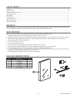 Предварительный просмотр 2 страницы TOSCA 100096 Manual