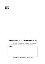 Предварительный просмотр 24 страницы Toshiba teli CleverDragon CSCV90BC3 Specification