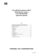 Toshiba teli CSC12M25BMP19 Operation Manual preview