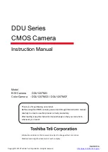 Preview for 1 page of Toshiba teli DDU Series Instruction Manual