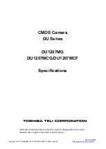 Toshiba teli DU Series Manual preview