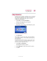 Предварительный просмотр 81 страницы Toshiba 1000 Series User Manual