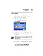 Предварительный просмотр 83 страницы Toshiba 1000 Series User Manual