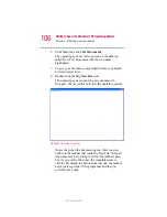 Предварительный просмотр 106 страницы Toshiba 1000 Series User Manual