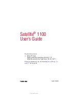 Toshiba 1100-S101 User Manual preview