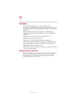 Preview for 10 page of Toshiba 1105 User Manual