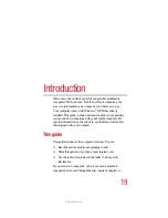 Preview for 19 page of Toshiba 1105 User Manual