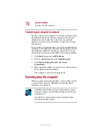 Предварительный просмотр 76 страницы Toshiba 1105 User Manual