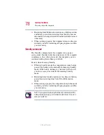 Предварительный просмотр 78 страницы Toshiba 1105 User Manual