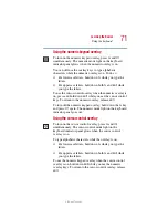 Предварительный просмотр 71 страницы Toshiba 1130-S155 User Manual