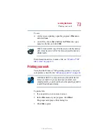 Предварительный просмотр 73 страницы Toshiba 1130-S155 User Manual