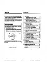 Preview for 2 page of Toshiba 1340 Operator'S Manual