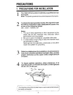 Preview for 6 page of Toshiba 1360 Operator'S Manual