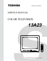 Toshiba 13A23 Service Manual preview