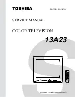 Toshiba 13A23 Service Manual предпросмотр