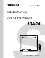 Toshiba 13A24 Service Manual предпросмотр