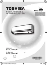 Предварительный просмотр 1 страницы Toshiba 13J2KCVRG-T Installation Manual