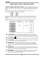 Предварительный просмотр 6 страницы Toshiba 1400 XL PLUS Series Operation Manual