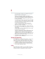 Preview for 6 page of Toshiba 1410-S105 User Manual