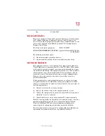 Preview for 13 page of Toshiba 1410-S105 User Manual