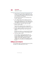 Preview for 48 page of Toshiba 1410-S105 User Manual