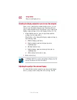 Preview for 60 page of Toshiba 1410-S105 User Manual