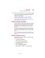 Preview for 71 page of Toshiba 1410-S105 User Manual