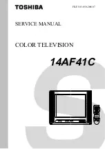 Toshiba 14AF41C Service Manual preview