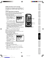 Preview for 13 page of Toshiba 14AF45 Owner'S Manual