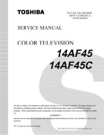 Preview for 51 page of Toshiba 14AF45 Service Manual