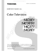 Toshiba 14C2E1 Service Manual preview