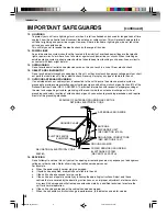 Предварительный просмотр 4 страницы Toshiba 14DLV75 Owner'S Manual