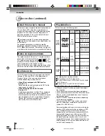 Preview for 8 page of Toshiba 14DLV75 Owner'S Manual