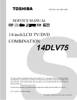 Toshiba 14DLV75 Service Manual preview