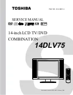 Preview for 13 page of Toshiba 14DLV75 Service Manual