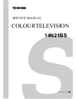 Toshiba 14N21BS Service Manual preview