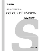 Toshiba 14N21E2 Service Manual preview