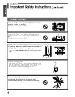 Предварительный просмотр 4 страницы Toshiba 15CL7A Owner'S Manual