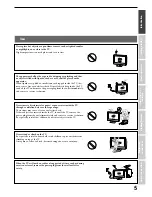 Предварительный просмотр 5 страницы Toshiba 15CL7A Owner'S Manual
