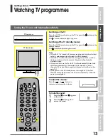 Предварительный просмотр 13 страницы Toshiba 15CL7A Owner'S Manual