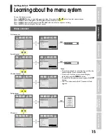 Предварительный просмотр 15 страницы Toshiba 15CL7A Owner'S Manual