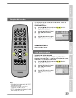 Предварительный просмотр 23 страницы Toshiba 15CL7A Owner'S Manual