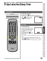 Предварительный просмотр 25 страницы Toshiba 15CL7A Owner'S Manual