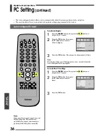 Предварительный просмотр 36 страницы Toshiba 15CL7A Owner'S Manual