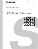 Toshiba 15DL15 Service Manual preview