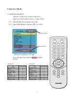 Предварительный просмотр 7 страницы Toshiba 15DL15 Service Manual