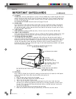 Предварительный просмотр 4 страницы Toshiba 15DLV76 - 15" LCD TV Owner'S Manual